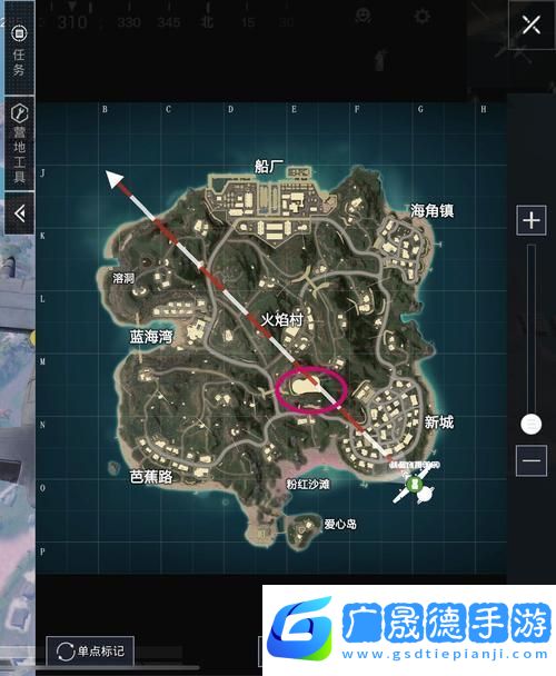 和平精英海岛地图