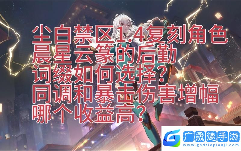 尘白禁区云篆武器搭配全攻略