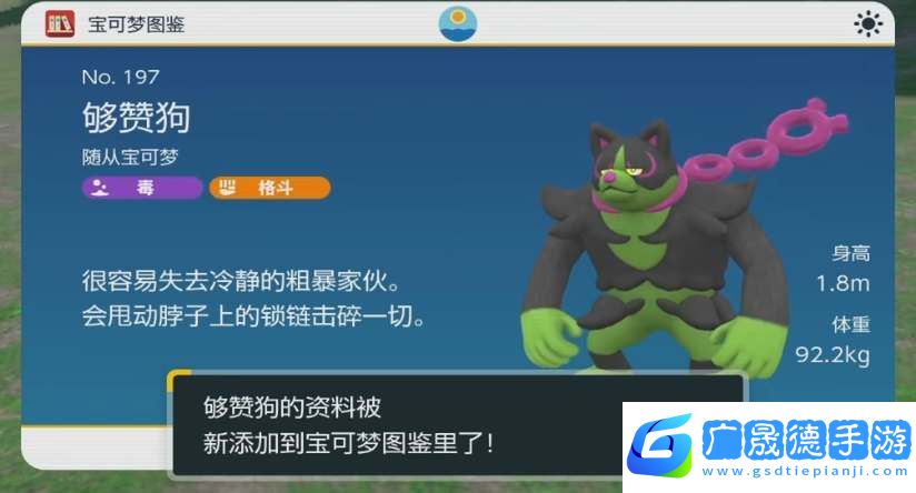 《宝可梦：朱紫》够赞狗玩法思路分享