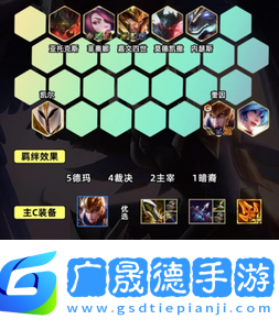 金铲铲之战s9.5裁决奎因阵容推荐